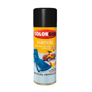 TINTA SPRAY PLASTICO PRETO FOSCO 350ML COLORGIN