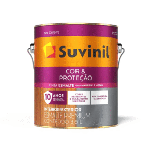 TINTA ESMALTE SINTÉTICO COR E PROTEÇÃO BRILHANTE ALUMINIO 3.6L SUVINIL