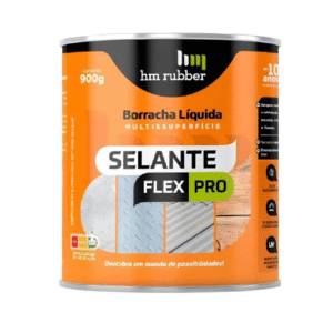 BORRACHA LIQUIDA VEDA PARAFUSO/TELHA 900ML CINZA HM RUBBER