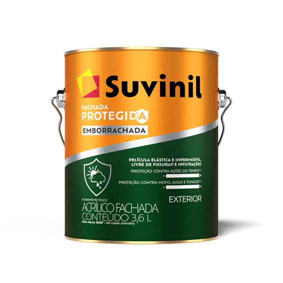 TINTA FACHADA PROTEGIDA EMBORRACHADA BRANCO NEVE 3.6L SUVINIL