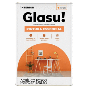 TINTA PINTURA ESSESNCIAL FOSCO BRANCO NEVE 18LT GLASU