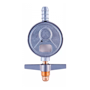 REGULADOR DE GÁS BLINDADO 505/1BTM MANOMETRO 1KG ALIANCA