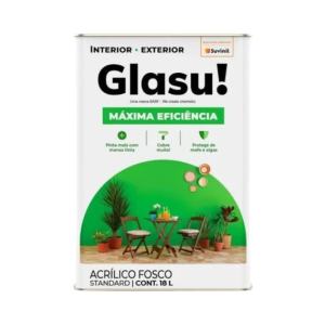 TINTA ACRILICA MAX EFICIENCIA FOSCO BRANCO NEVE 18LT GLASU