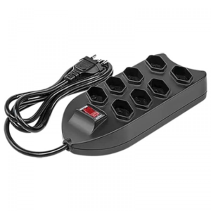 FILTRO LINHA 8 TOMADAS  PRETA EP1008 INTELBRAS