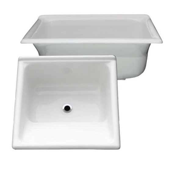 TANQUE MÁRMORE SINTÉTICO 60X60CM BRANCO LUXO ISOMARMORE