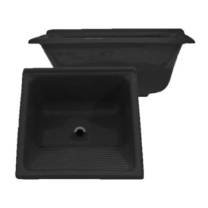 TANQUE MÁRMORE SINTÉTICO 60X60CM PT LUXO ISOMARMORE