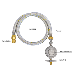 KIT GÁS 1P13 3/8(I)X1.20M 10522 MAQENGE