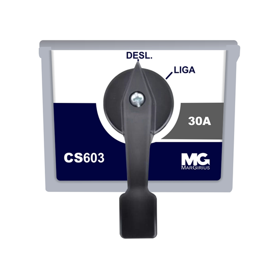 CHAVE LIGA E DESLIGA TRIFASICO CR603 30A /5CV 220V~ MARGIRIUS