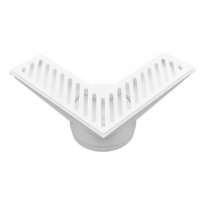 RALO CANTO 100MM GRELHA BRANCO PLASTILIT