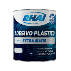 ADESIVO PLASTICO MACIO 400G PRETO RHAI