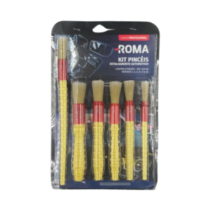 KIT PINCEIS DETALHAMENTO AUTOMOTIVO ROMA
