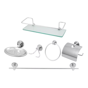 KIT ACESSÓRIOS 5 PEÇAS PORTA SHAMPOO DCOLOR FAMOSA