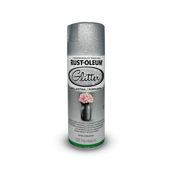 SPRAY GLITTER PRATA 290G RUST OLEUM