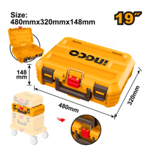 CAIXA FERRAMENTA PLASTICA EMPILHAVEL 19'' PBXS102 INGCO