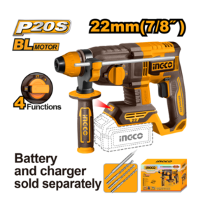 FURADEIRA MARTELETE 20V 2.0J CRHLI21228 INGCO