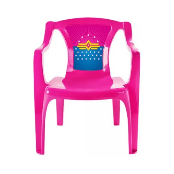 CADEIRA PVC INFANTIL ROSA PI52R ARQPLAST
