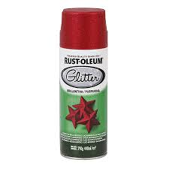 SPRAY GLITTER VERMELHO 290G RUST OLEUM