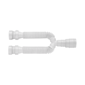 SIFÃO SANFONADO DUPLO S/ROSCA BR 030203 BLUKIT