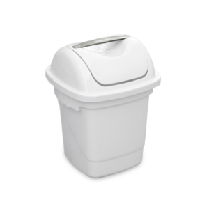 LIXEIRA BASCULANTE 30L 1243 BRANCO PLASVALE