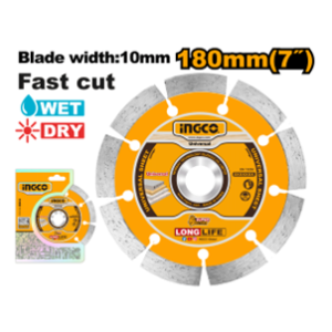 DISCO DIAMANTADO 180MM SEGMENTADO DMD0118 INGCO
