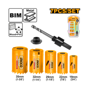 JOGO SERRA COPO 7 PEÇAS AKH0071 INGCO