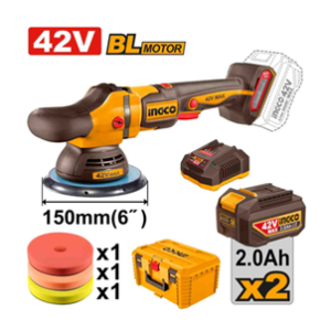 POLITRIZ 6" 42V ROTO ORBITAL APLI42152 INGCO