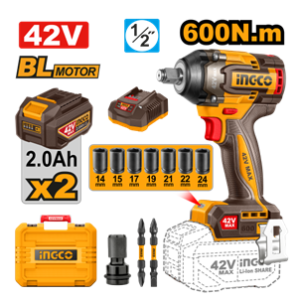 CHAVE IMPACTO 1/2 600NM CIWLI42602 42V INGCO