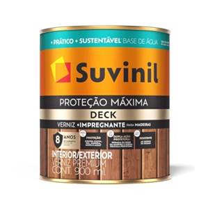 VERNIZ AGUA PROTEÇÃO MAXIMA DECK ACETINADO NATURAL 0,9 SUVINIL