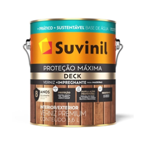 VERNIZ AGUA PROTEÇÃO MAXIMA DECK ACETINADA IMBUIA 3,6L