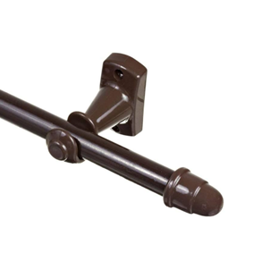 VARÃO ALUMINIO 3,0MT KIT DUPLO IMBUIA VITORI