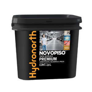 TINTA NOVOPISO FOSCO BRANCO 3,6L HYDRONORTH